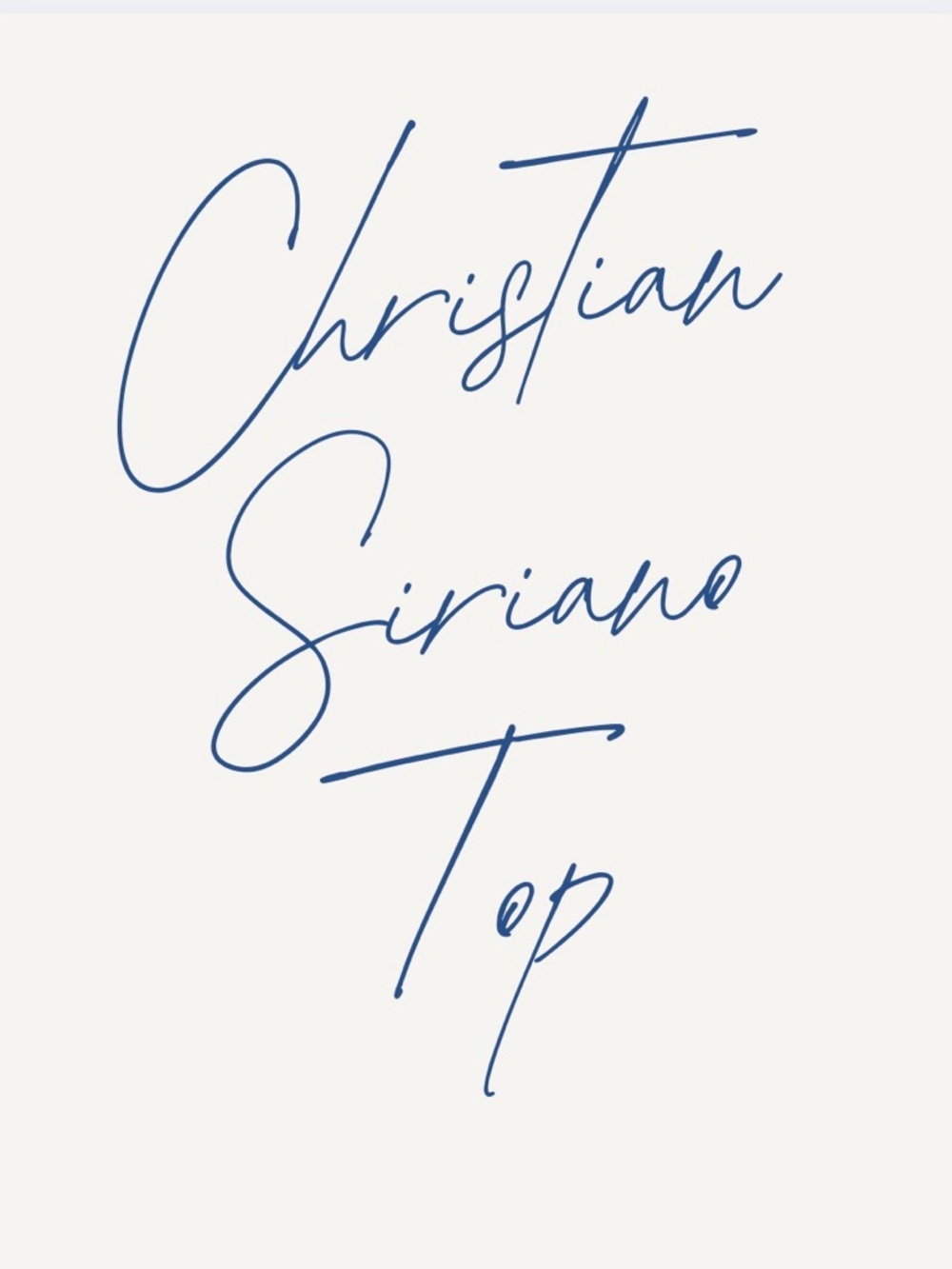 Christian Siriano Cream Top with Black